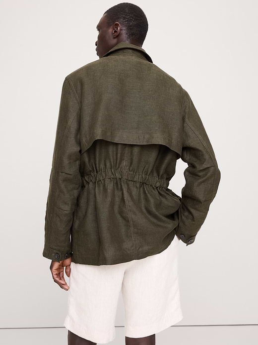 Banana Republic Linen Canvas Utility Jacket — photo 3