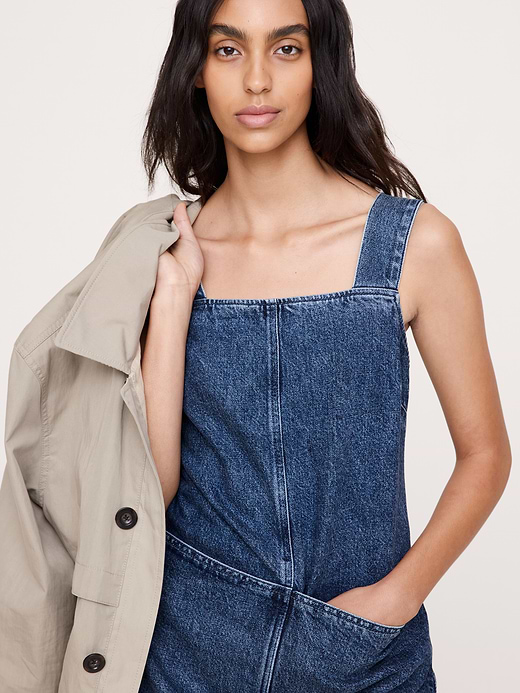 Banana Republic Denim Apron Mini Dress — photo 4