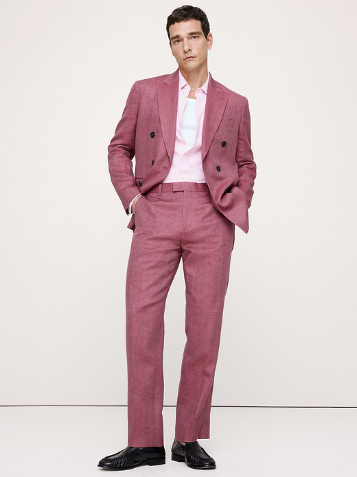 Banana Republic Double-Breasted Linen-Merino Suit Jacket — photo 6