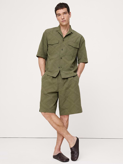 Banana Republic 11" Cotton Jacquard Pull-On Short — photo 1