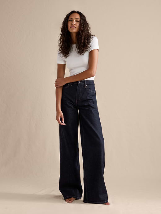 Banana Republic The Icon Classic Wide-Leg Jean — photo 5