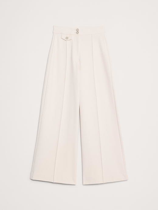 Banana Republic High Rise Wide-Leg Drapey Ponte Pant — photo 5