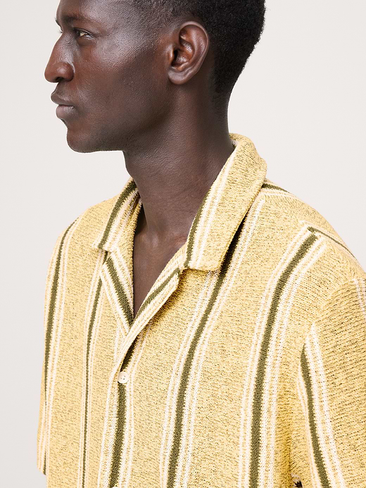 Banana Republic Relaxed-Fit Striped Resort Shirt — photo 4