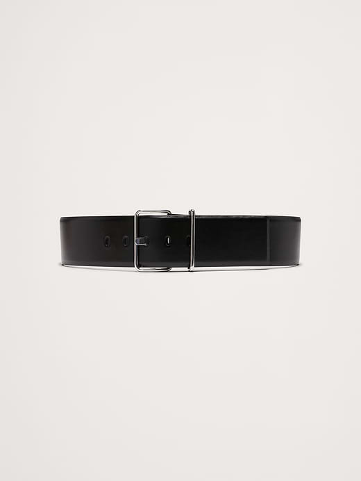Banana Republic Leather Square-Buckle Waist Belt — photo 1