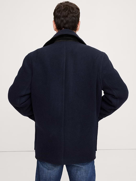 Banana Republic Italian Melton Peacoat — photo 3