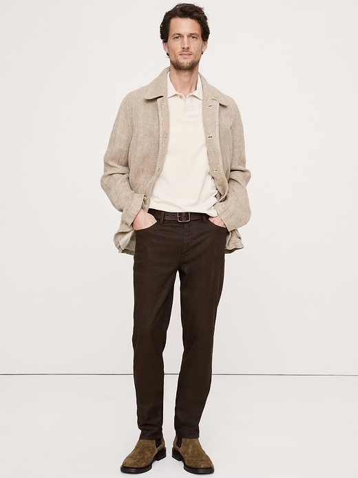 Banana Republic Slim Linen-Cotton Traveler Pant — photo 1