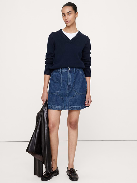 Banana Republic Denim Mini Skirt — photo 1