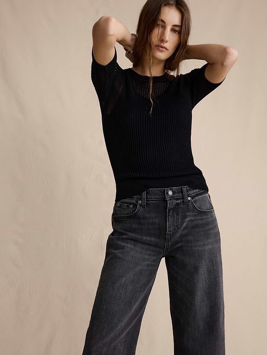 Banana Republic Mid-Rise 90s Loose Crop Jean — photo 4