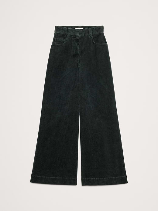 Banana Republic Ultra-High Rise Wide-Leg Corduroy Pant — photo 5