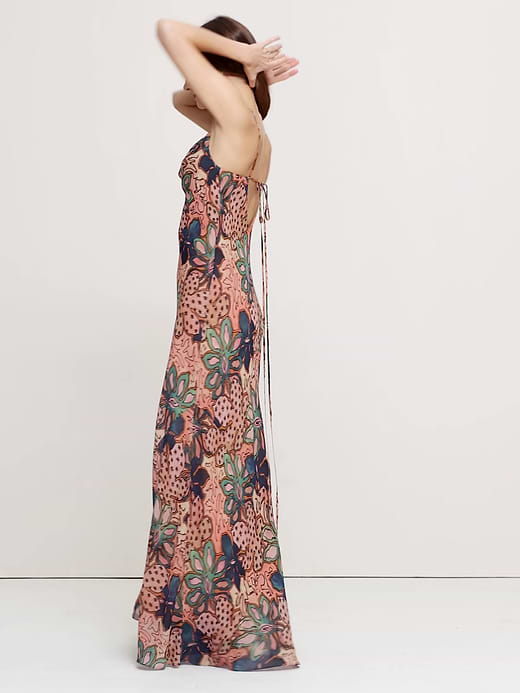 Banana Republic Bias-Cut Georgette Slip Maxi Dress — photo 5