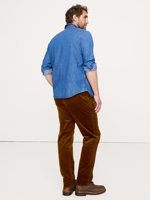 Banana Republic Straight Stretch-Corduroy Pull-On Pant — photo 3