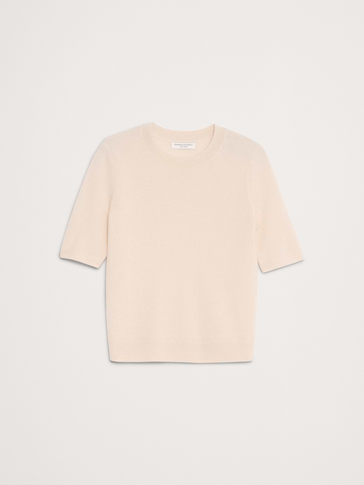 Banana Republic Lightweight Cashmere Short-Sleeve Sweater — photo 5