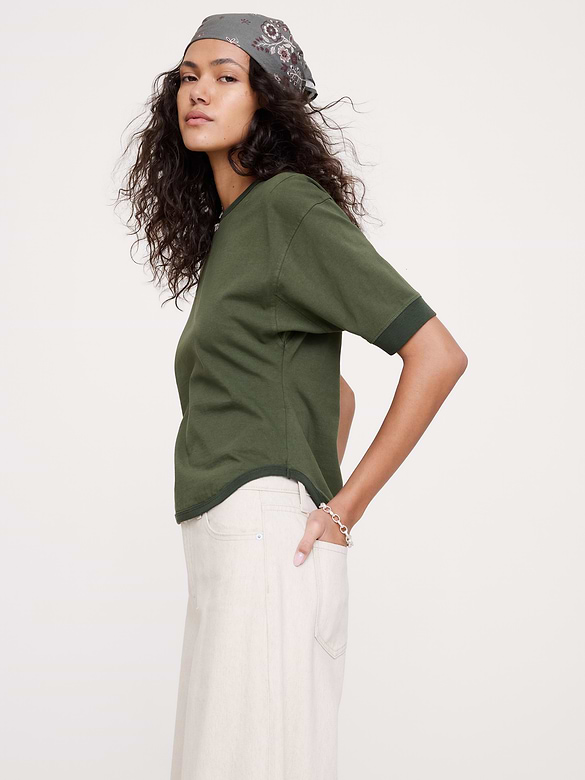 Banana Republic Vintage Cotton Dolman T-Shirt — photo 4