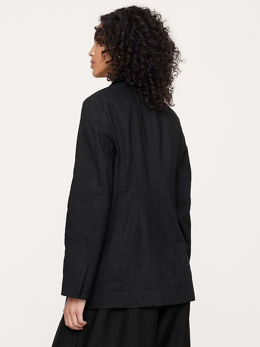 Banana Republic Relaxed Stretch Linen-Viscose Blazer — photo 3