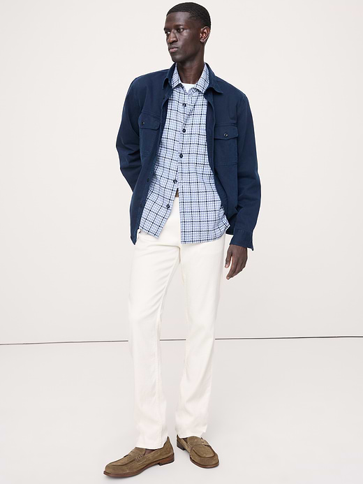 Banana Republic Slim Linen-Cotton Traveler Pant — photo 1