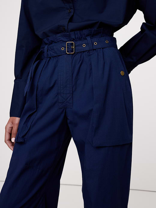 Banana Republic Ripstop Cotton Paperbag Pant — photo 4