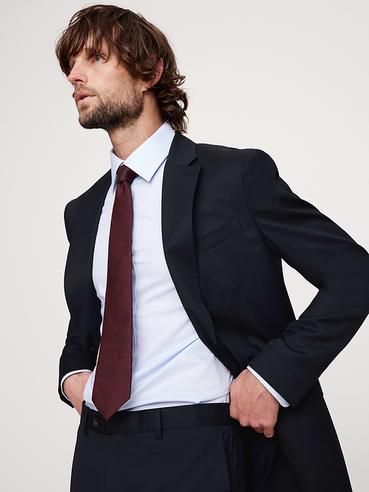 Banana Republic Signature Italian Houndstooth Suit Jacket — photo 1