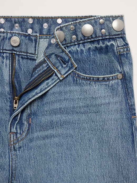 Banana Republic Mid-Rise Barrel Studded Ankle Jean — photo 7