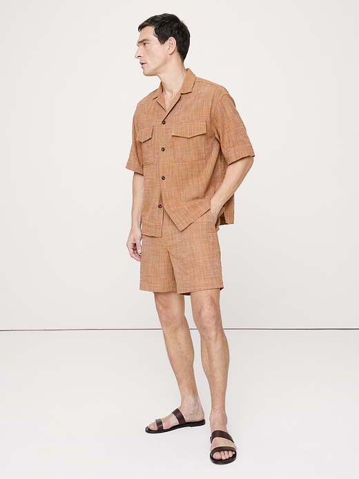 Banana Republic 7" Plaid Pull-On Short — photo 1