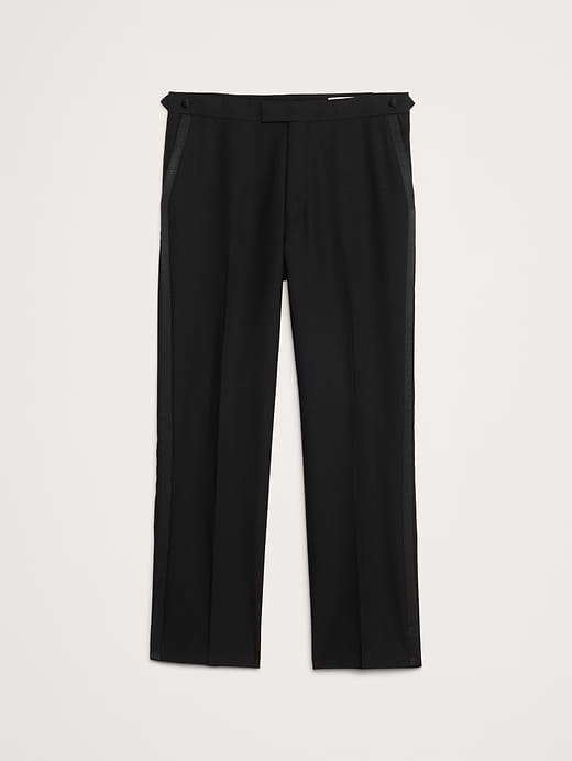 Banana Republic Straight Italian Barathea Tuxedo Pant — photo 7