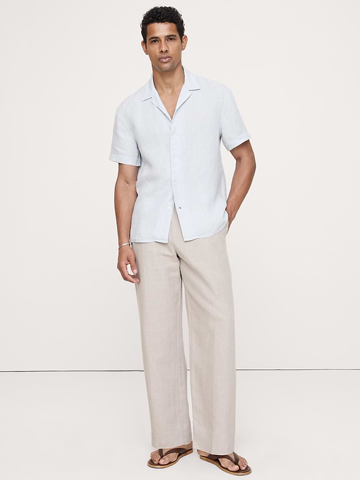 Banana Republic Standard-Fit Linen Resort Shirt — photo 1