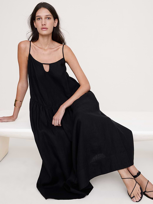 Banana Republic Linen Drop-Waist Maxi Dress — photo 4
