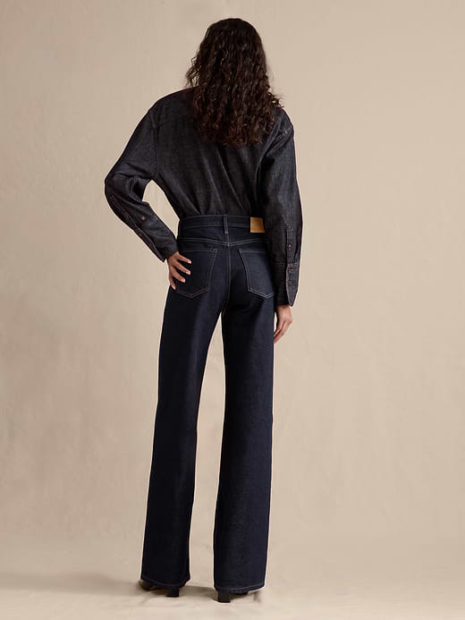 Banana Republic The Icon Classic Wide-Leg Jean — photo 3