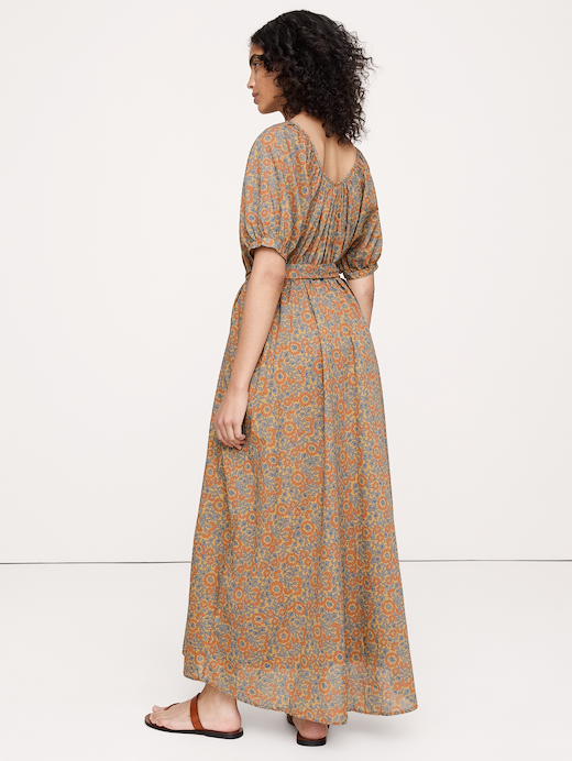 Banana Republic Lightweight Cotton Scoop-Neck Maxi Dress — photo 3