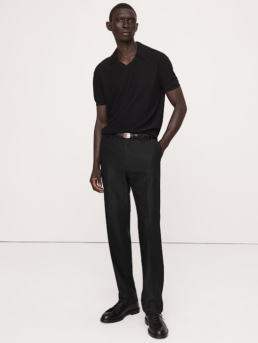 Banana Republic Signature Italian Hopsack Suit Pant — photo 6