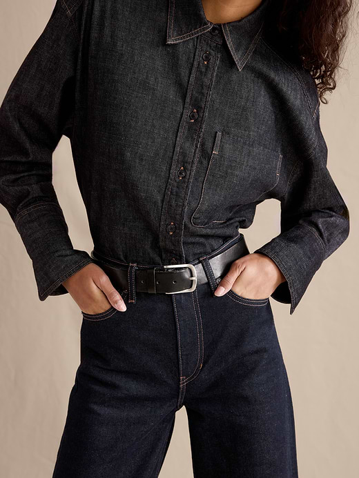 Banana Republic The Icon Classic Wide-Leg Jean — photo 4