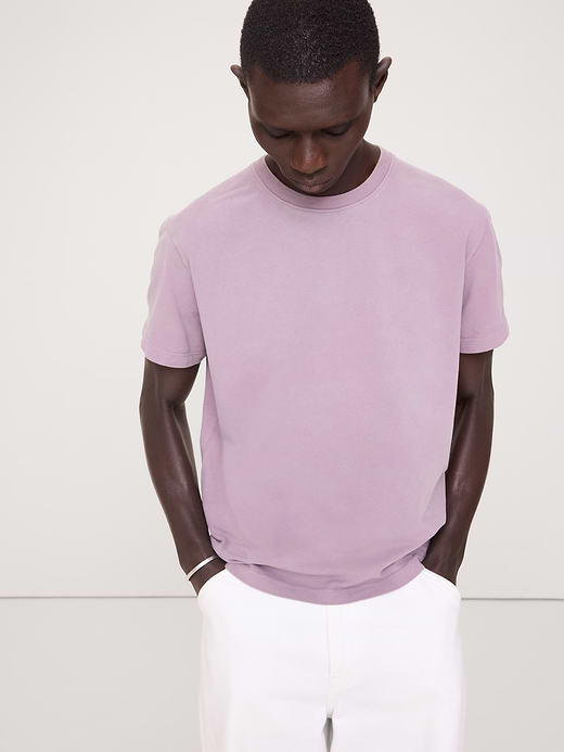 Banana Republic Heavyweight Cotton Crew-Neck T-Shirt — photo 1