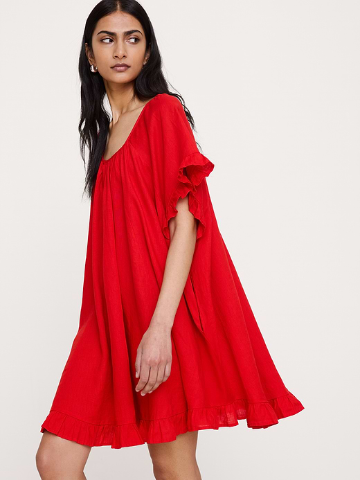 Banana Republic Ruffle Trim Mini Dress — photo 1