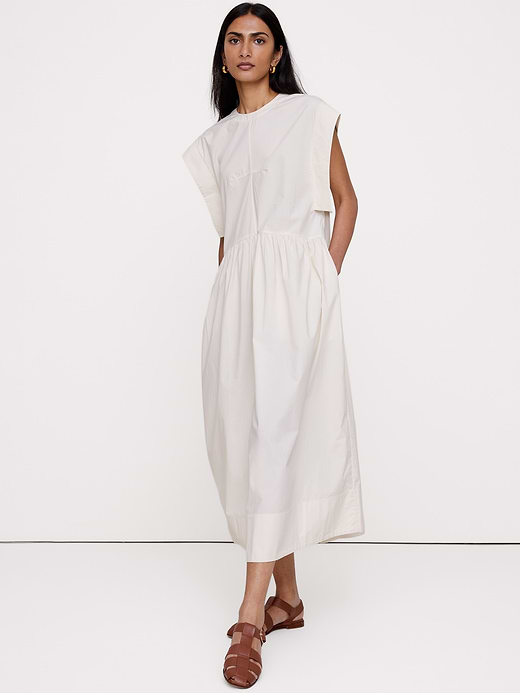 Banana Republic Cotton Poplin Maxi Dress — photo 4