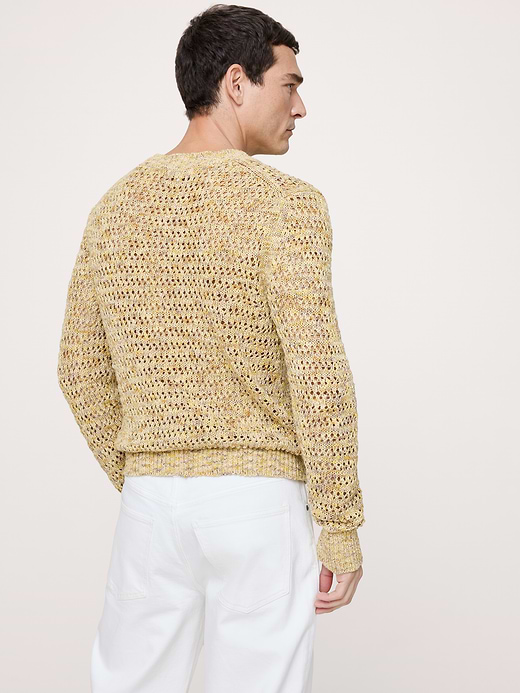 Banana Republic Spacedye Cotton-Silk Sweater — photo 3