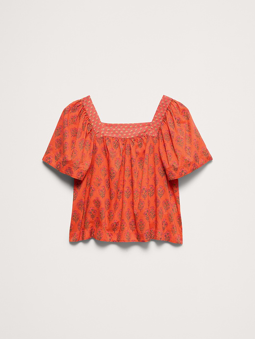 Banana Republic Lightweight Cotton Square-Neck Top — photo 5