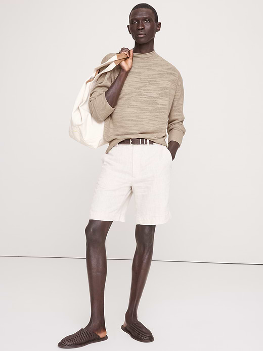 Banana Republic Linen-Cotton Slub Roll-Neck Sweater — photo 1