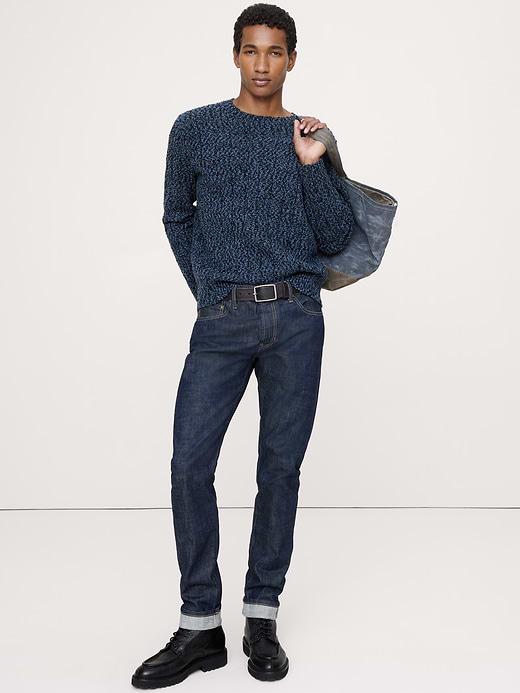 Banana Republic Bouclé Ribbed Crew-Neck Sweater — photo 1