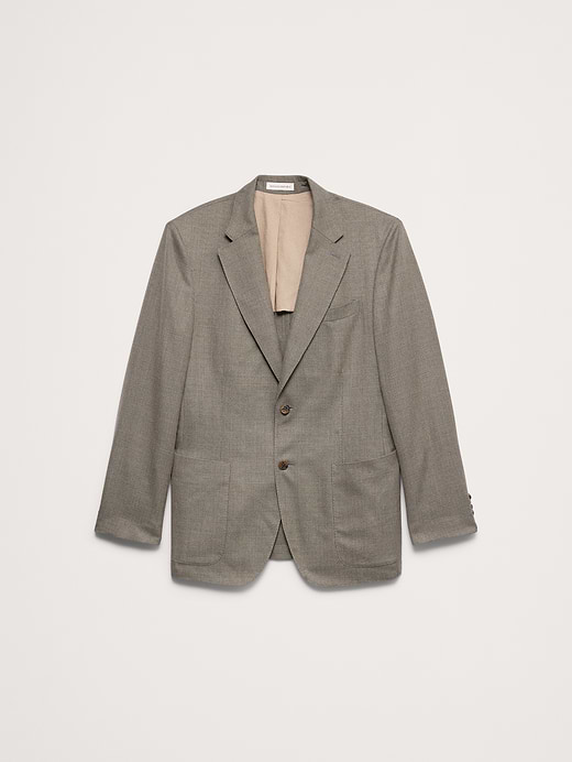 Banana Republic Tailored Slim-Fit Italian Wool Ventile Suit Jacket — photo 5
