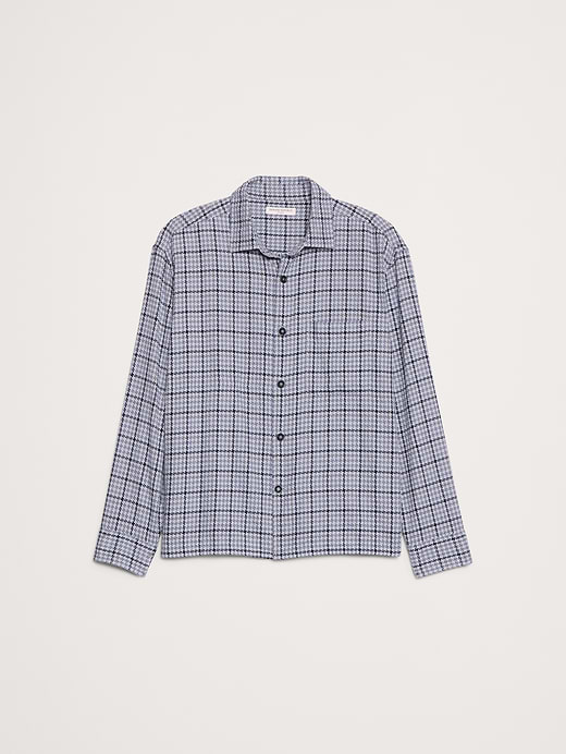 Banana Republic Relaxed-Fit Houndstooth Shirt — photo 5