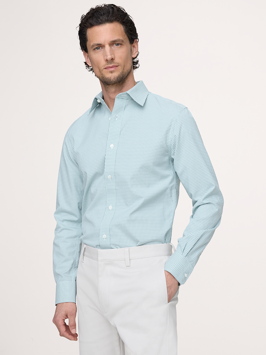 Banana Republic Slim-Fit Wrinkle-Resistant Dress Shirt — photo 1