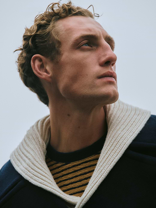 Banana Republic Ribbed Shawl-Collar Sweater — photo 3