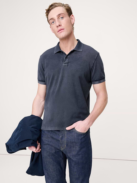 Banana Republic Cotton Pique Polo — photo 1