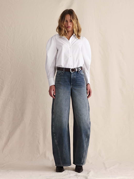 Banana Republic High-Rise Loose Barrel Jean — photo 6