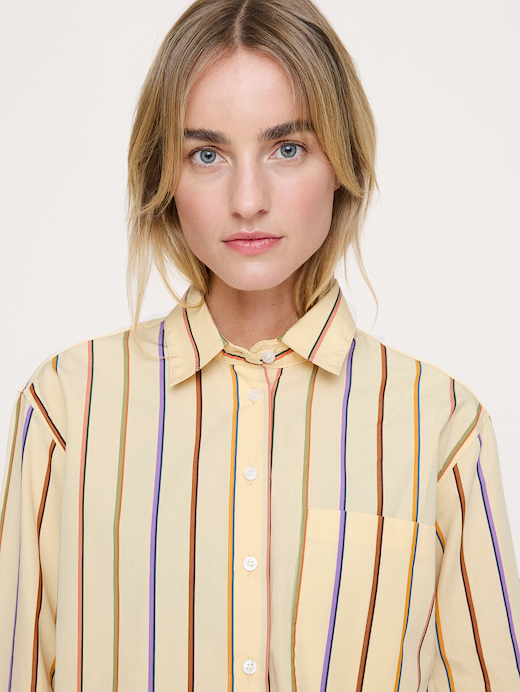 Banana Republic The Oversized Shirt in Cotton Poplin — photo 4