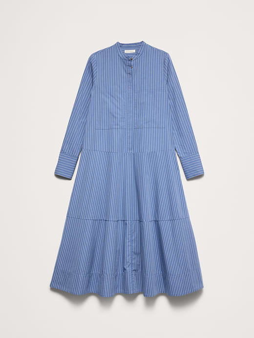 Banana Republic Cotton Trapeze Shirt Dress — photo 5