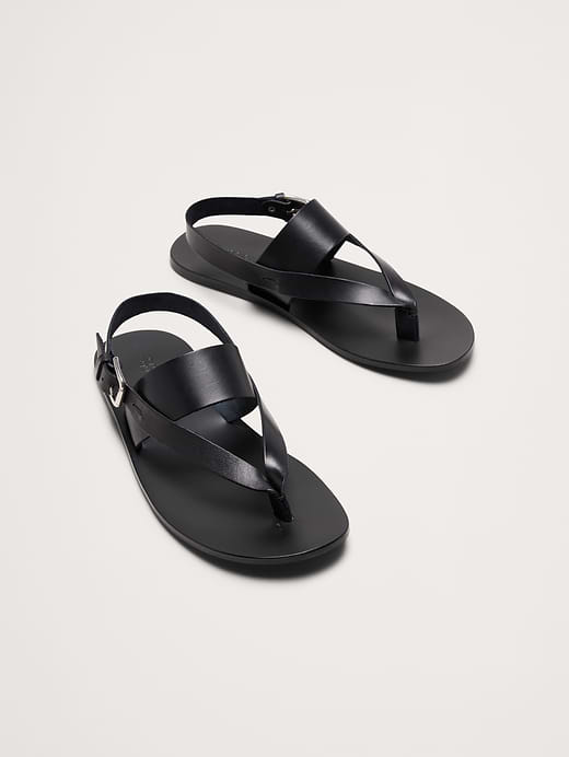 Banana Republic Leather Criss-Cross Sandal — photo 3