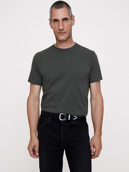 Banana Republic Lightweight Cotton Crew-Neck T-Shirt — photo 1