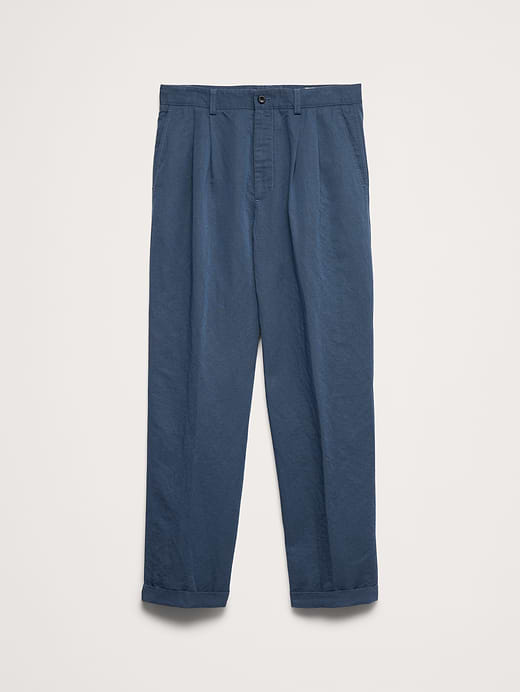 Banana Republic Archive Reissue Pleated Italian Linen-Cotton Pant — photo 5