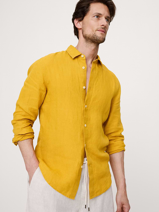 Banana Republic Slim-Fit Linen Shirt — photo 1