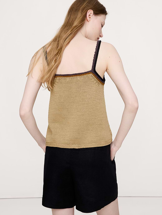 Banana Republic Coastal Cotton V-Neck Sweater Tank — photo 3